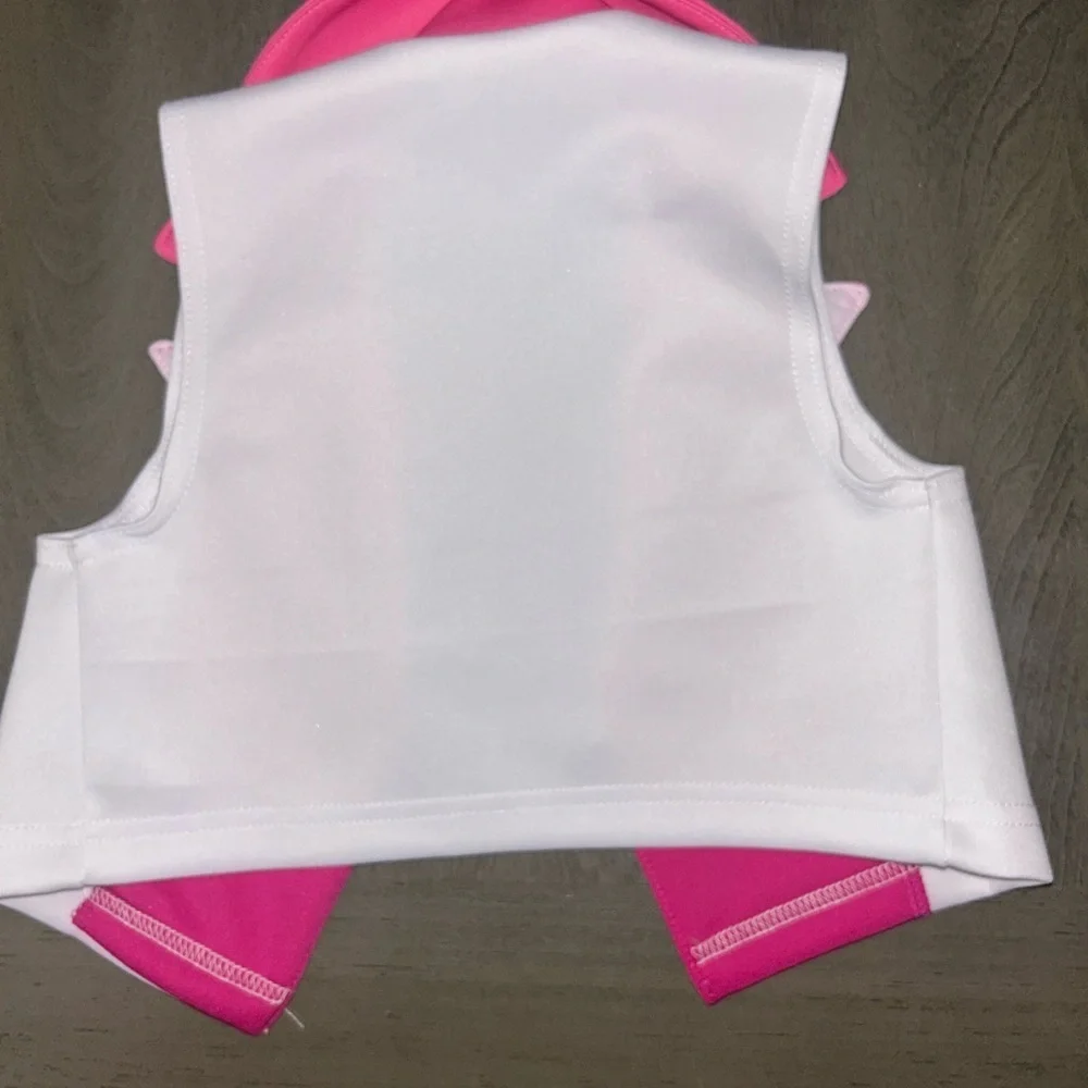 Weissman White Dancewear vest